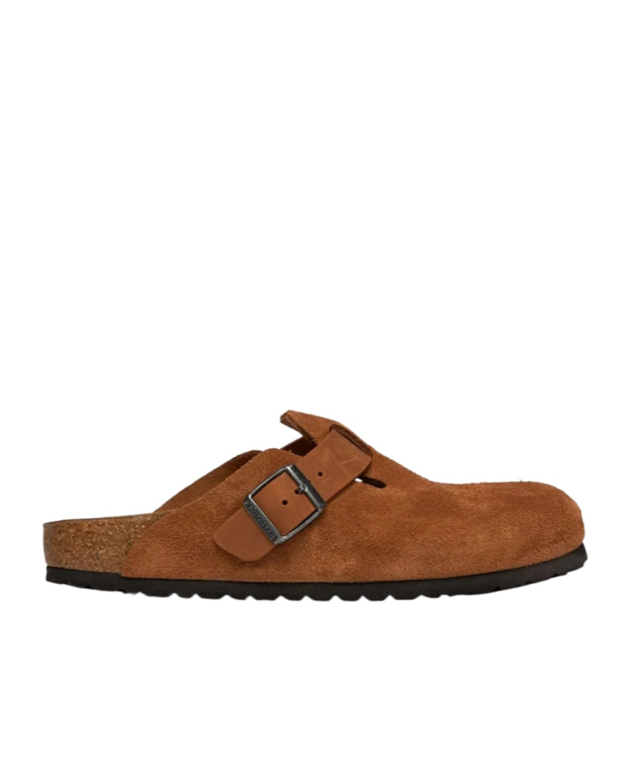 Birkenstock Tan Boston Soft Footbed Clogs In Brown