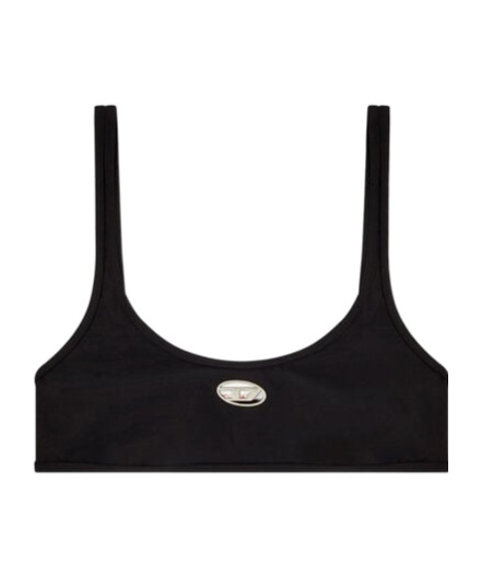 Diesel Ut-bra-top-utlt Bikini Top In Black