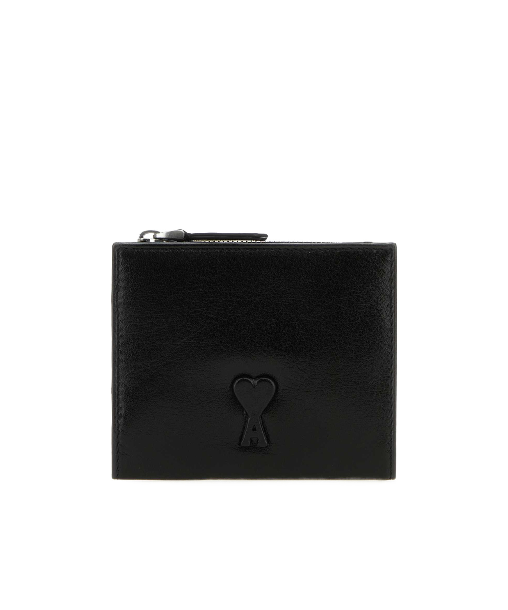 Ami Alexandre Mattiussi Ami Zipped Bi-fold Wallet In Black
