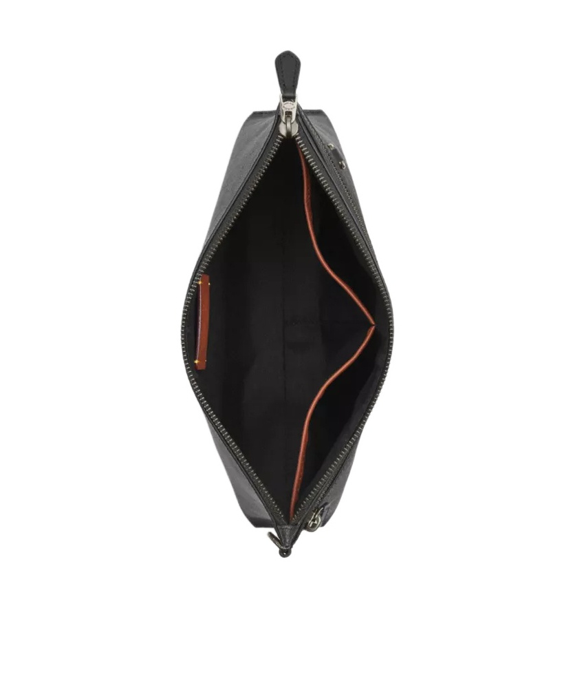 Coach Carry All Pouch In Signature Canvas In Black