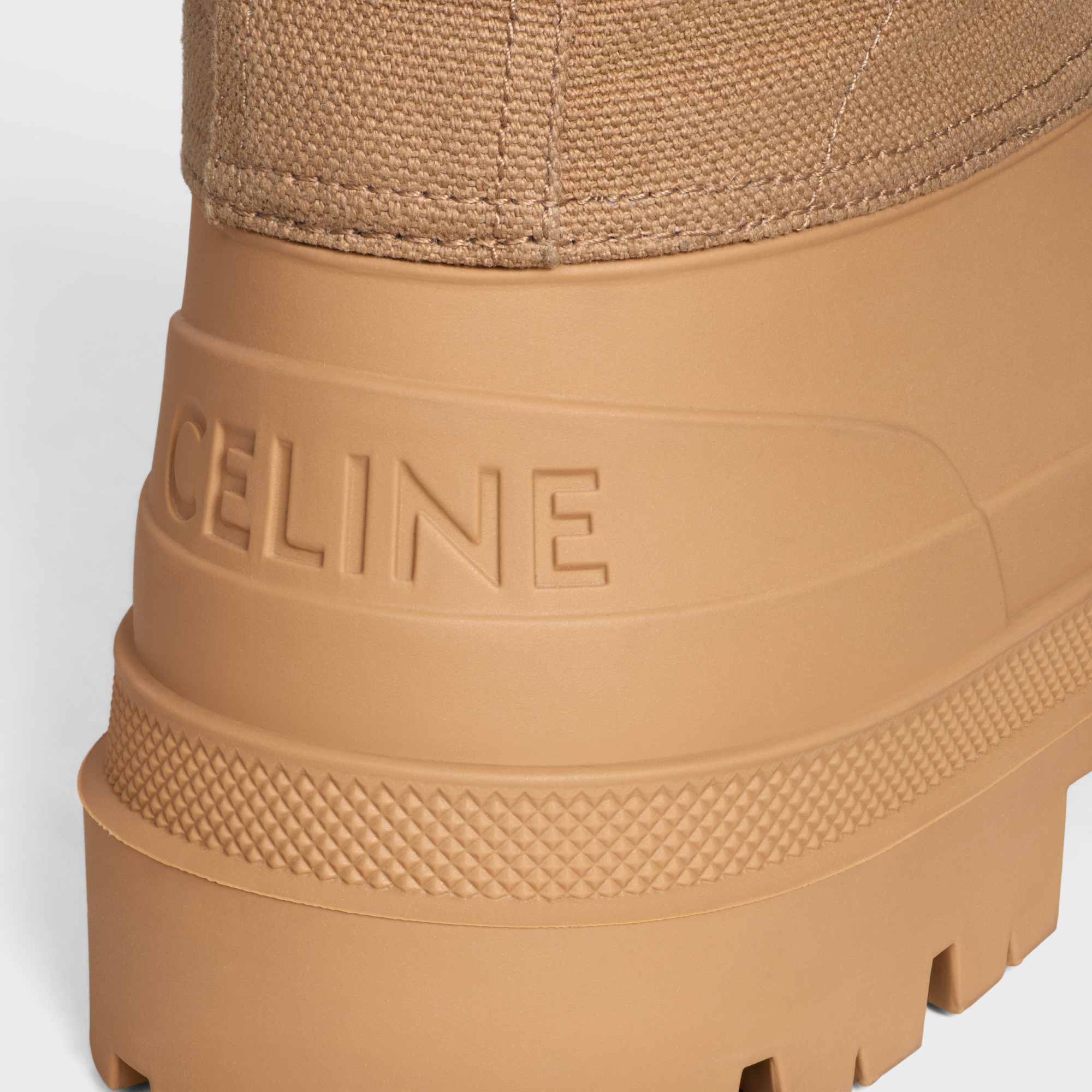 Celine Riley Lacing Boots In Nude