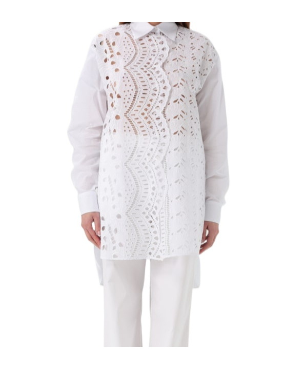 Ermanno Scervino Broderie Anglaise Shirt