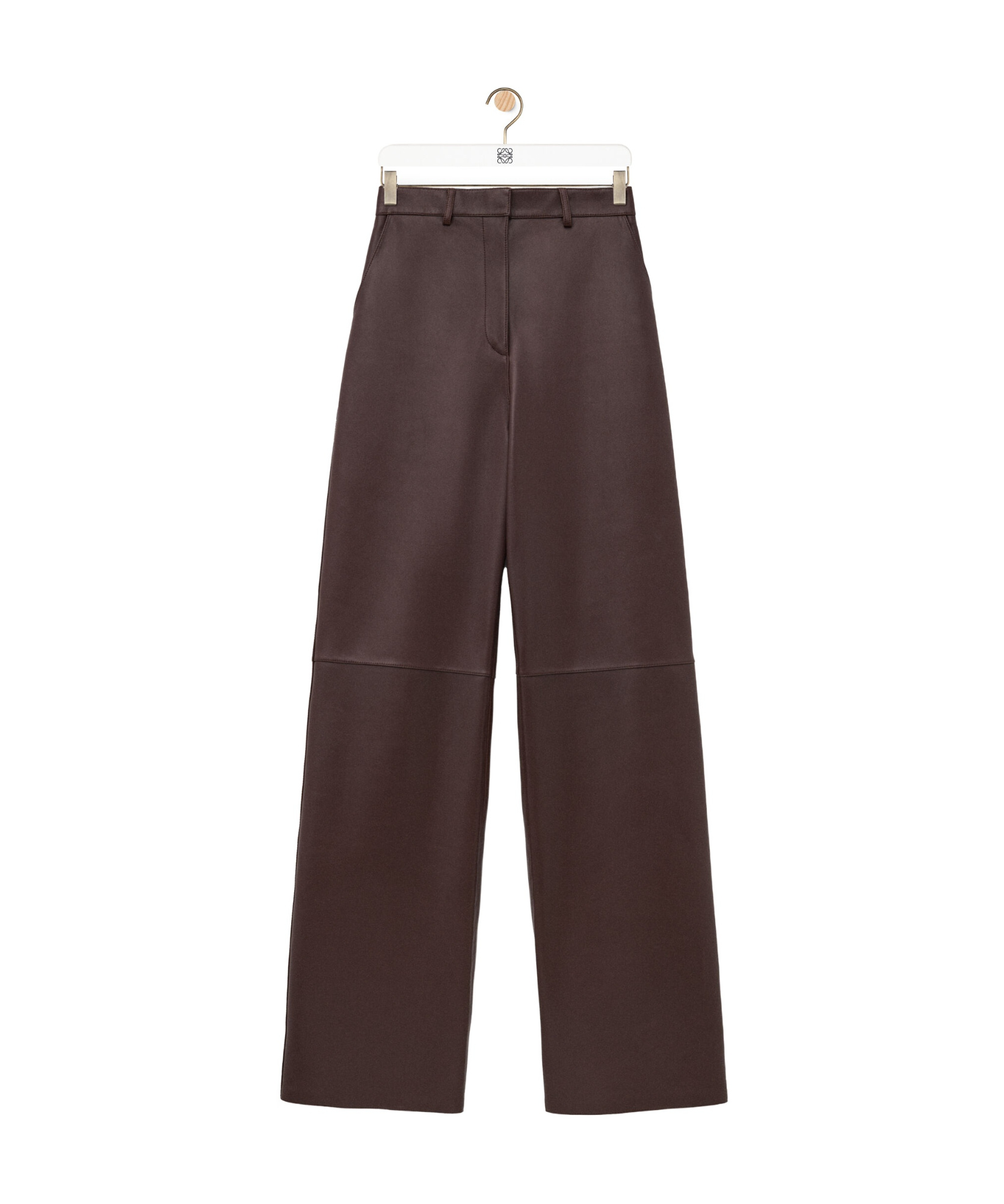 Loewe Belt-loop Casual Pants In Chocolate Brown