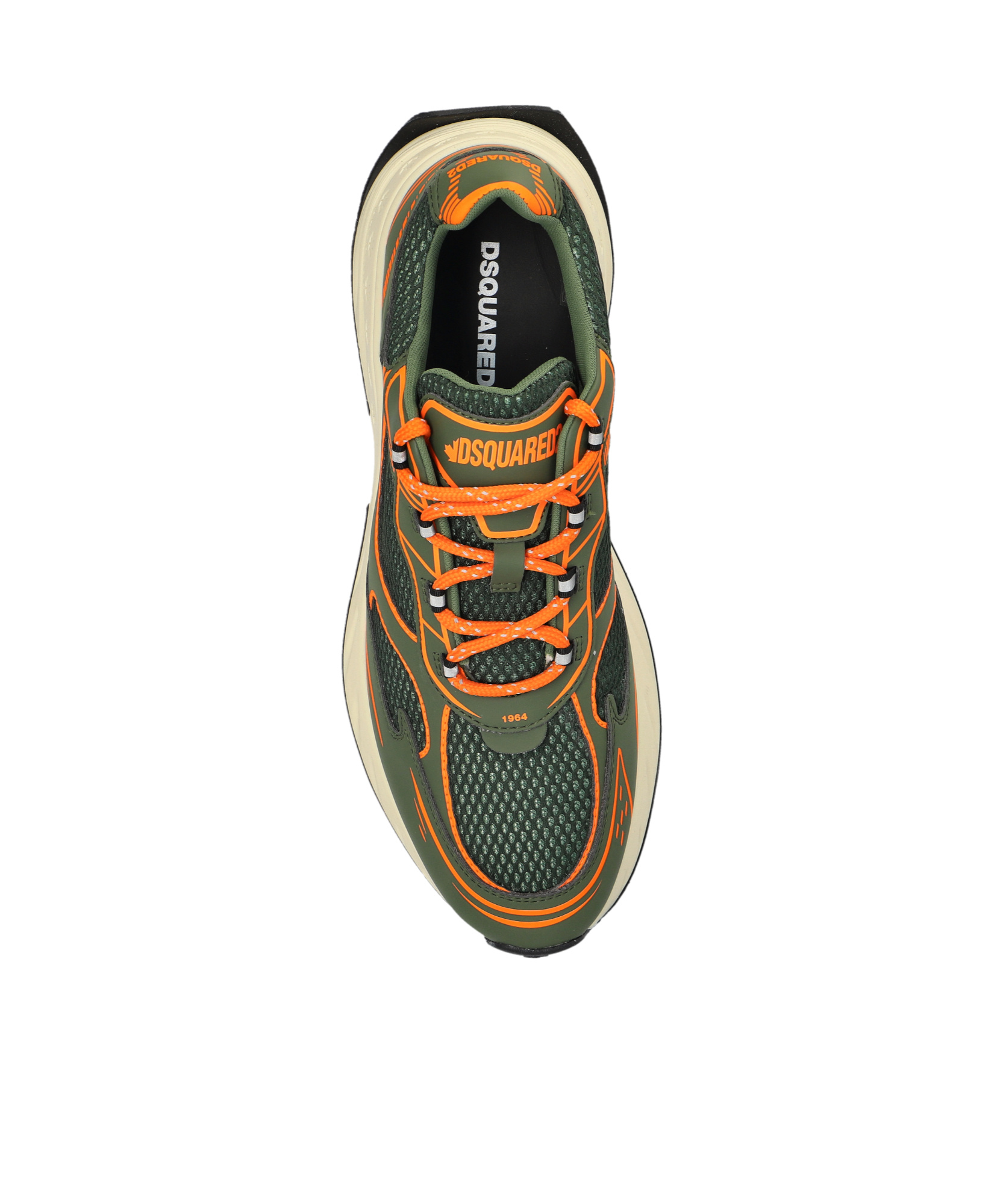 Shop Dsquared2 Sprinter Sneakers In Green