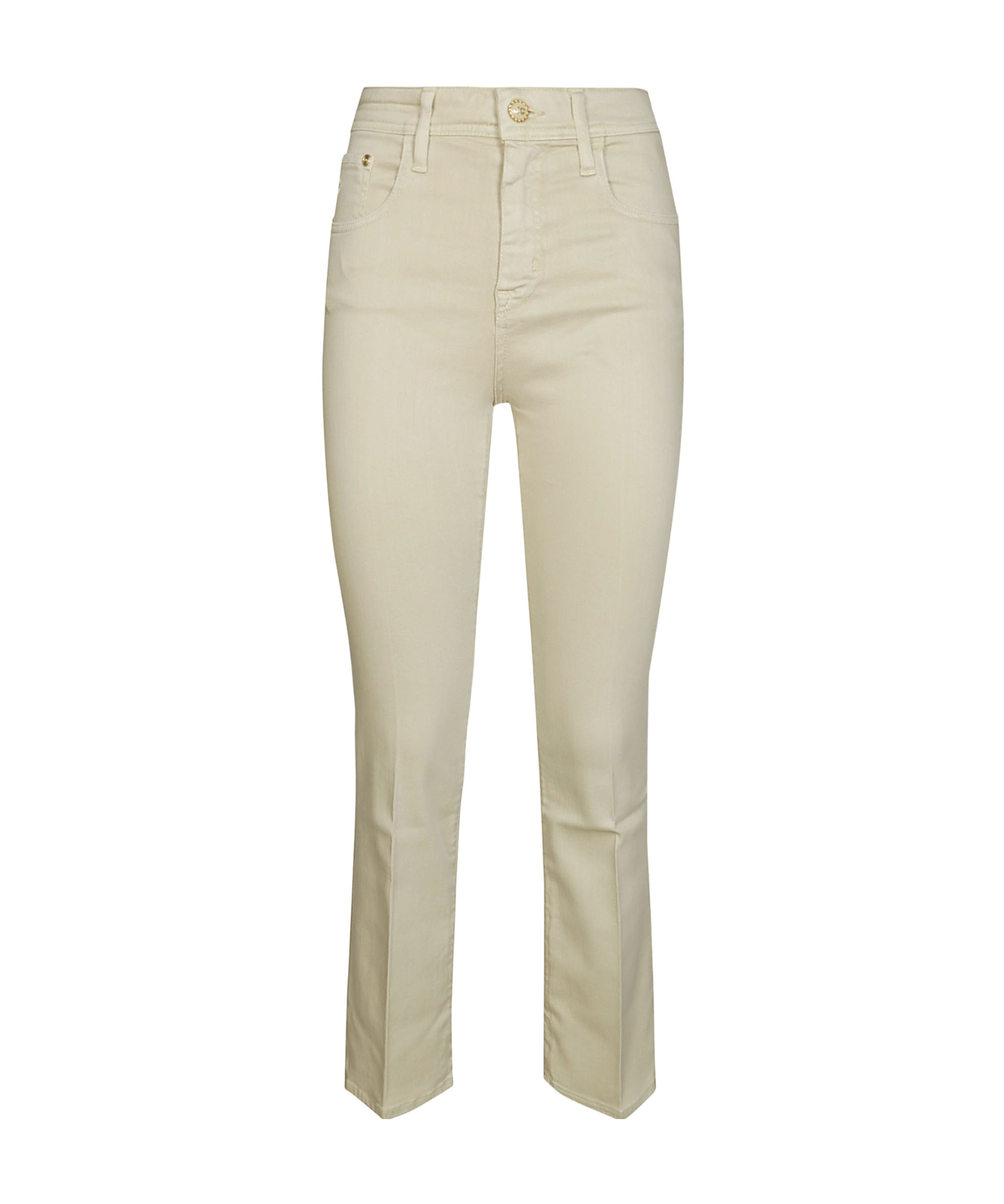 Jacob Cohen Kate Crop Jeans Back Pockets In Nude