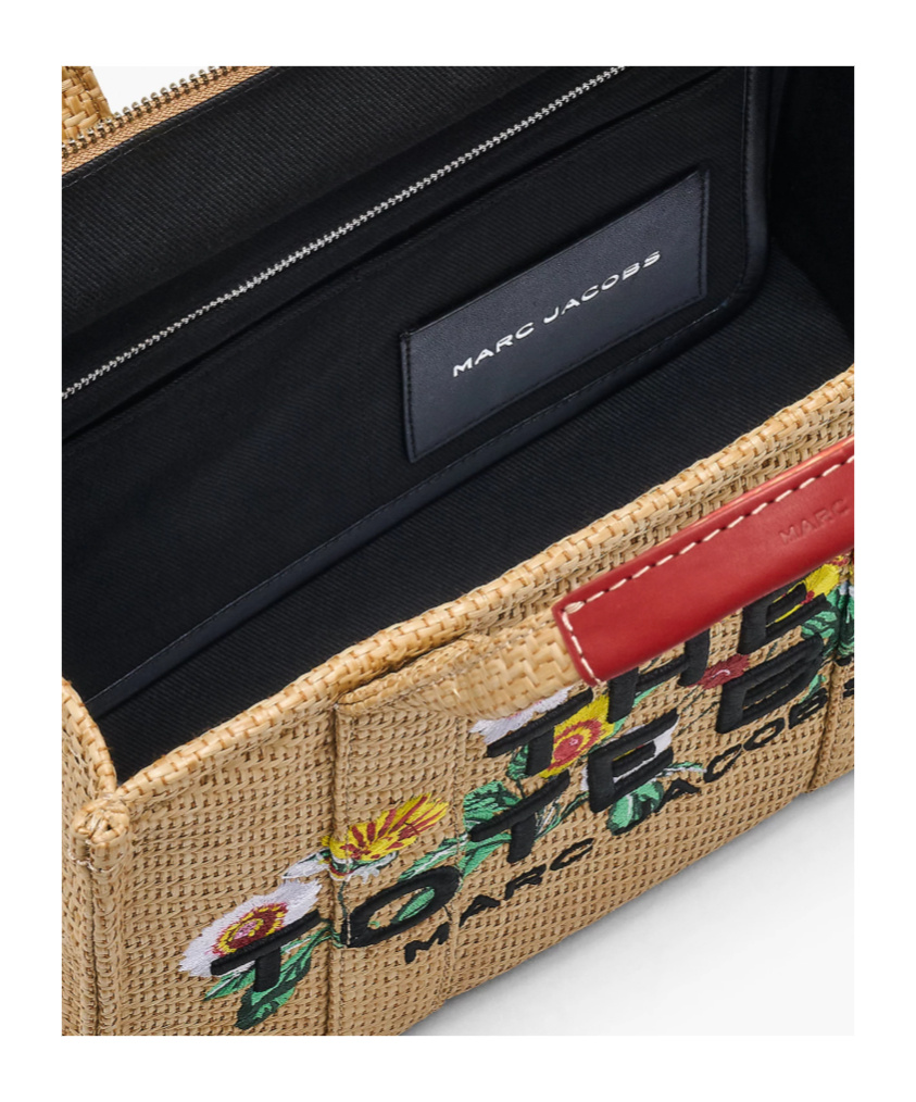 Marc Jacobs Raffia Medium The Daisy Tote Bag Handbag In Nude