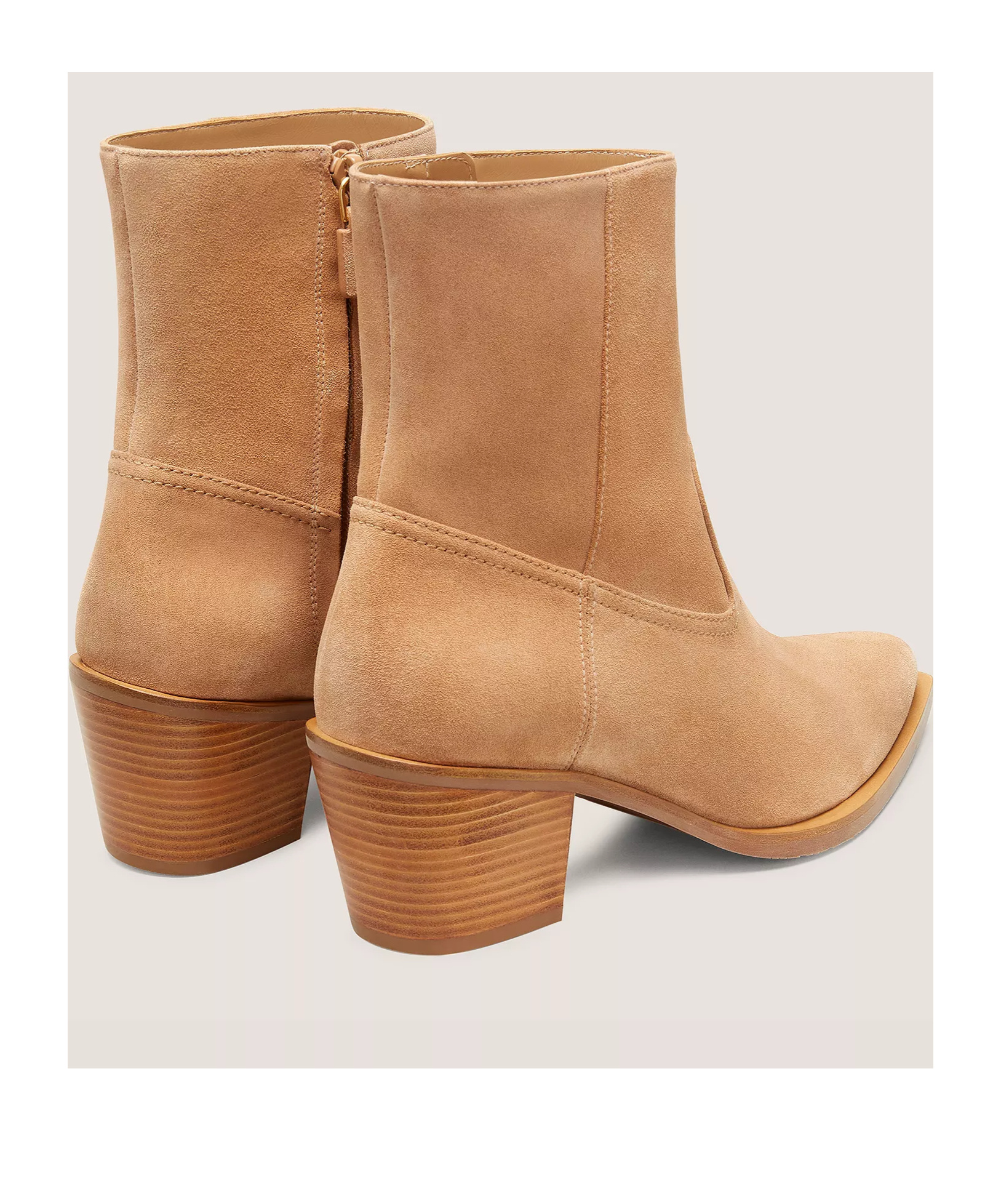 Stuart Weitzman Tate Bootie In Brown