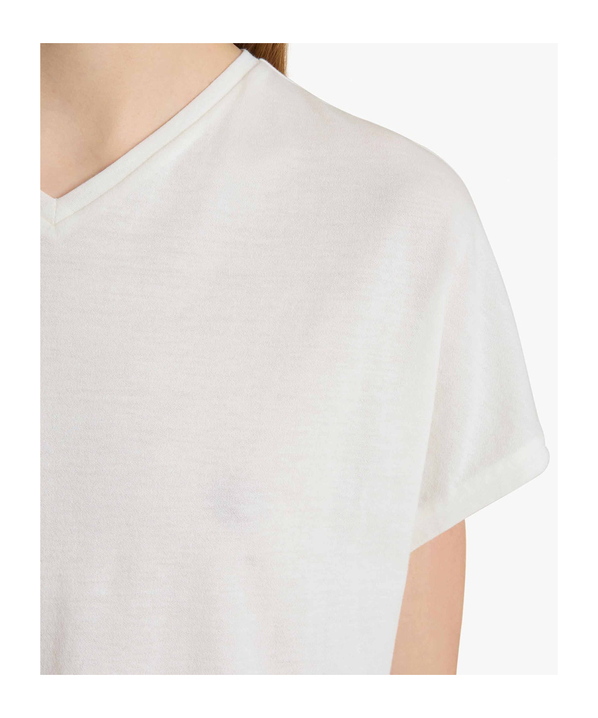 Shop Khaite Devra T-shirt In White