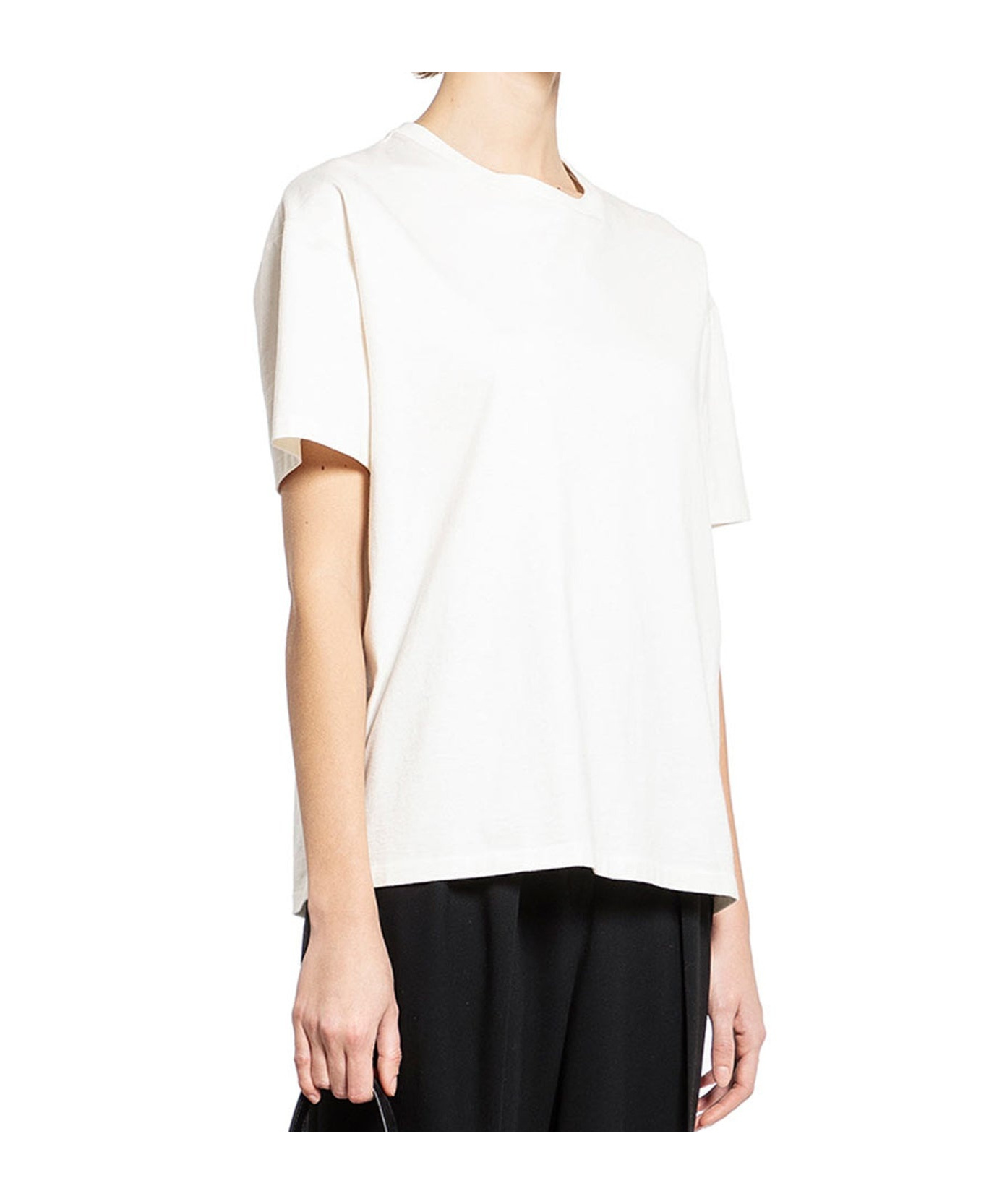 The Row Isha Oversize Cotton Jersey T-shirt In White