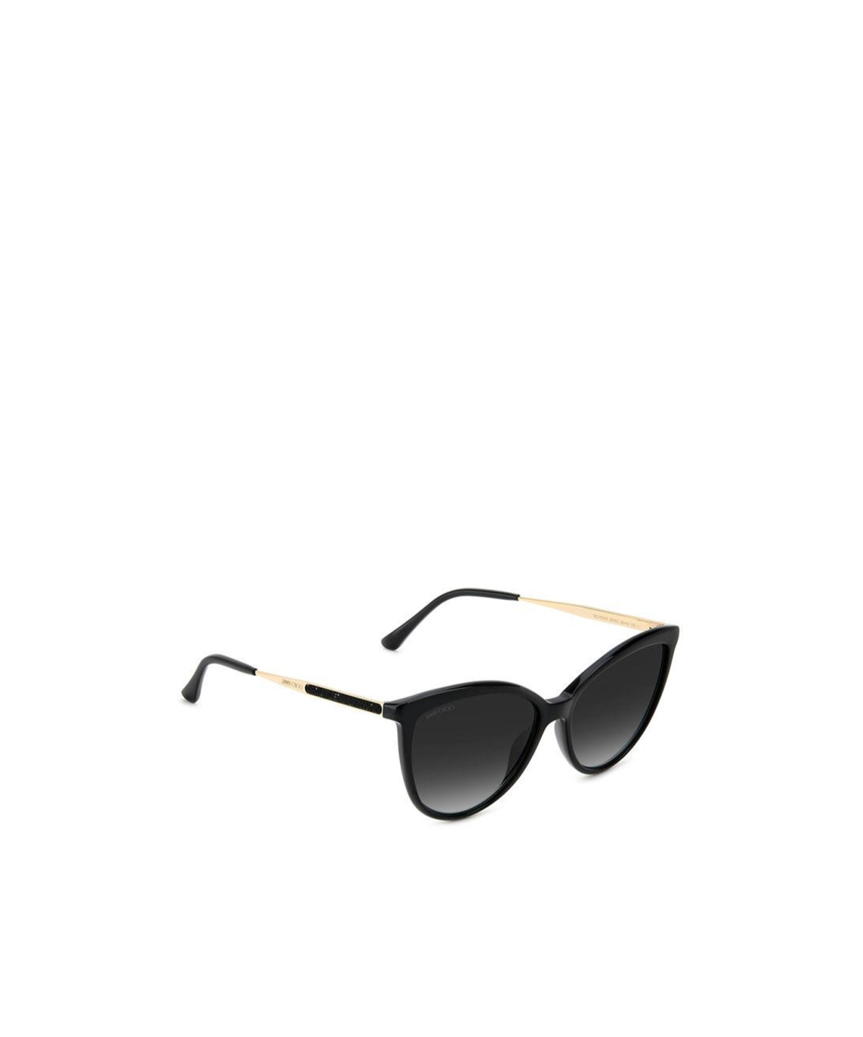 Jimmy Choo Eyewear Cat-eye Frame Sunglasses In Black
