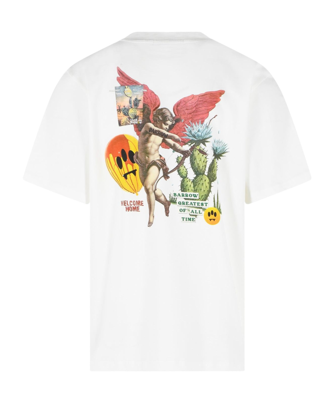 Barrow Printed T-shirt In White