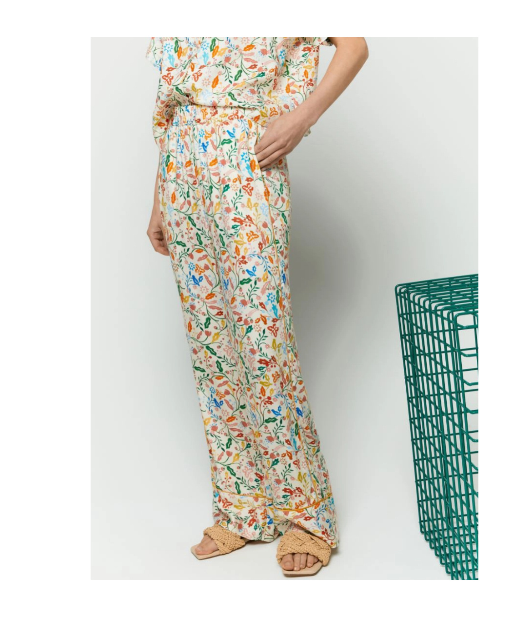 IBLUES PRINTED TROUSERS