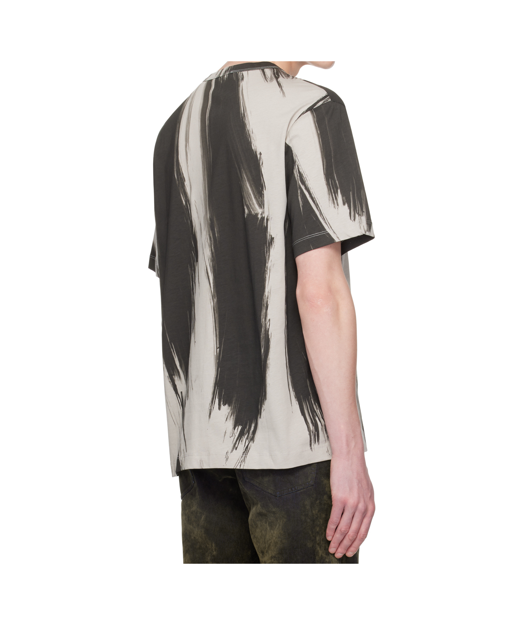 Helmut Lang Cotton Brushstroke Print T-shirt