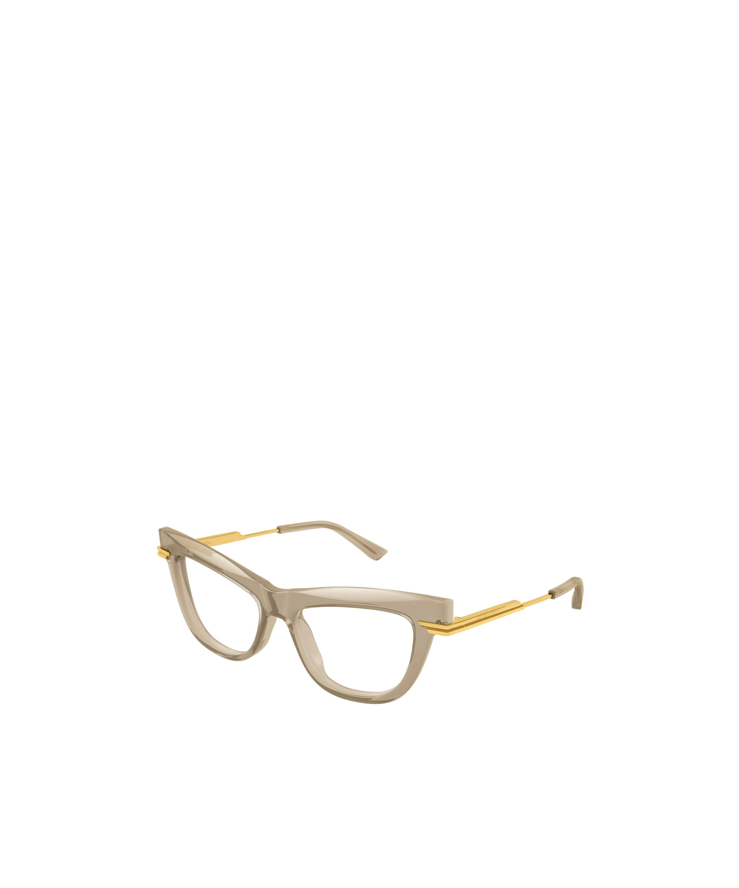 Bottega Veneta Cat-eye Frame Flat Mirror In Brown