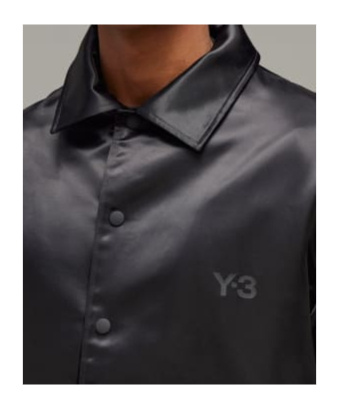 Y-3 Graphic Coach Jacket In Black