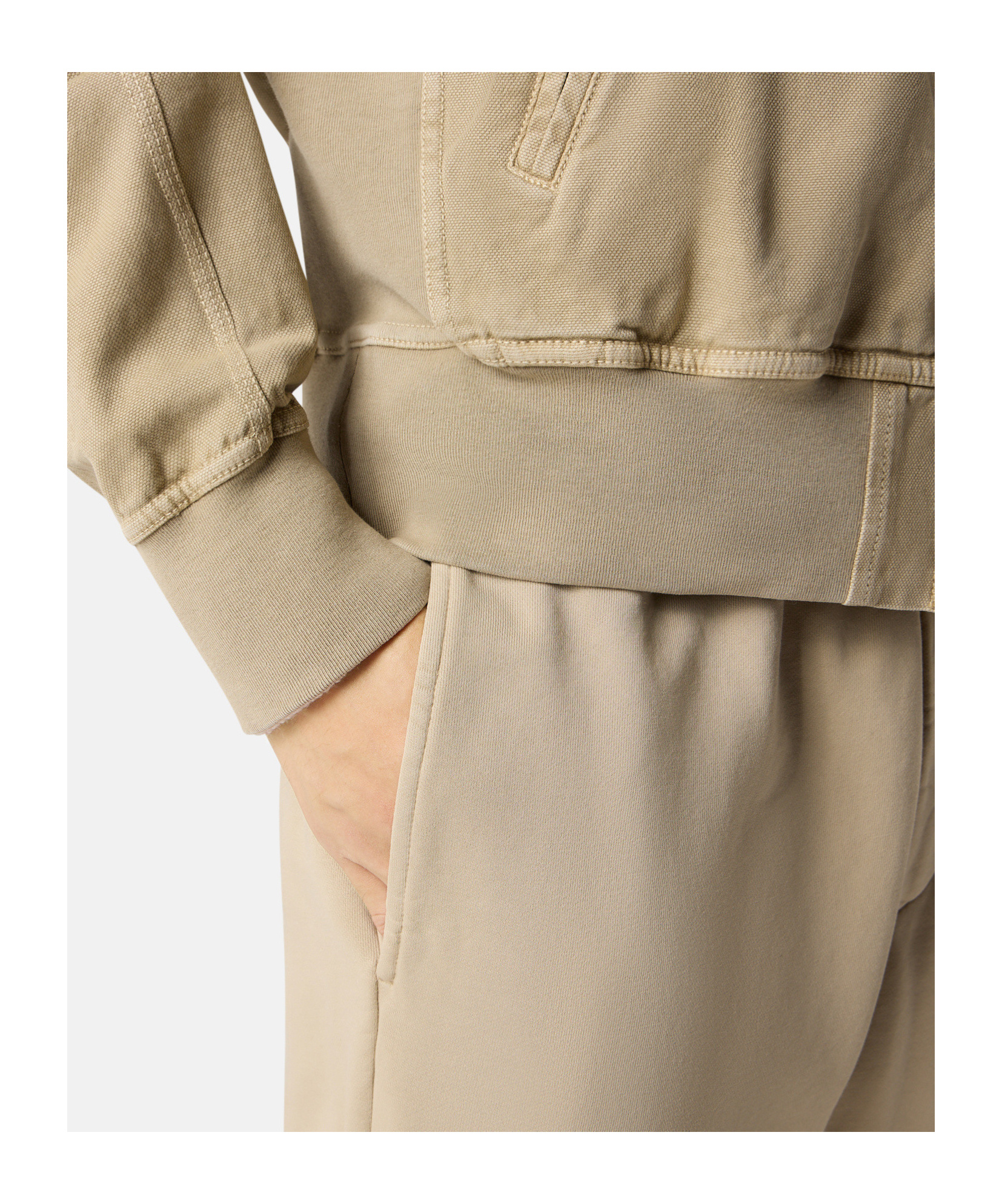 Stone Island Slim-fit Joggers With Elasticated Waistband In Neutral
