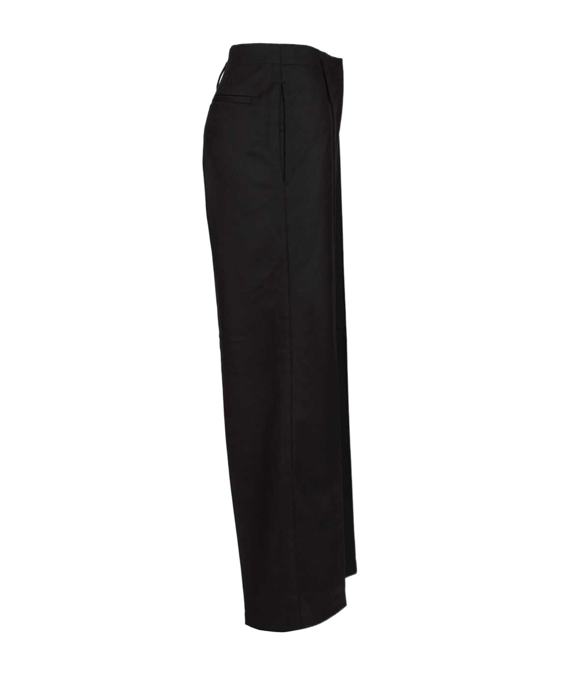 Forte Forte Belt Loop Casual Pants In Black