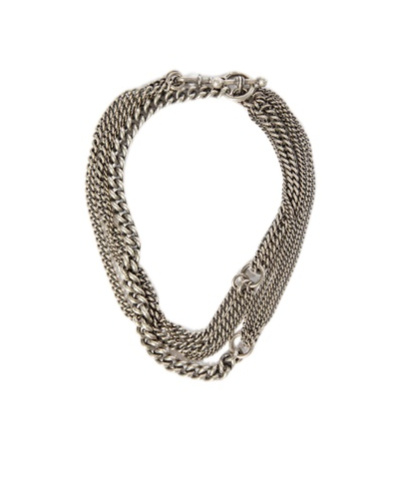 Ann Demeulemeester Multi Chains Bracelet In Multicolor