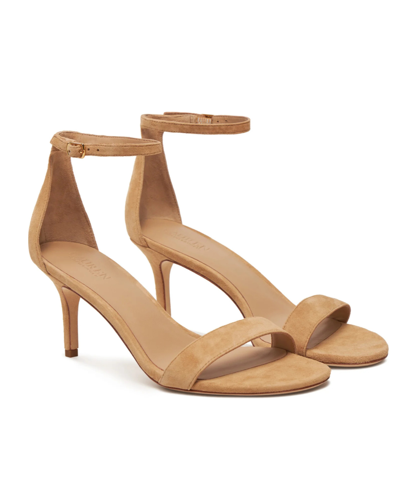 Ralph Lauren Round Toe High Heel Sandals
