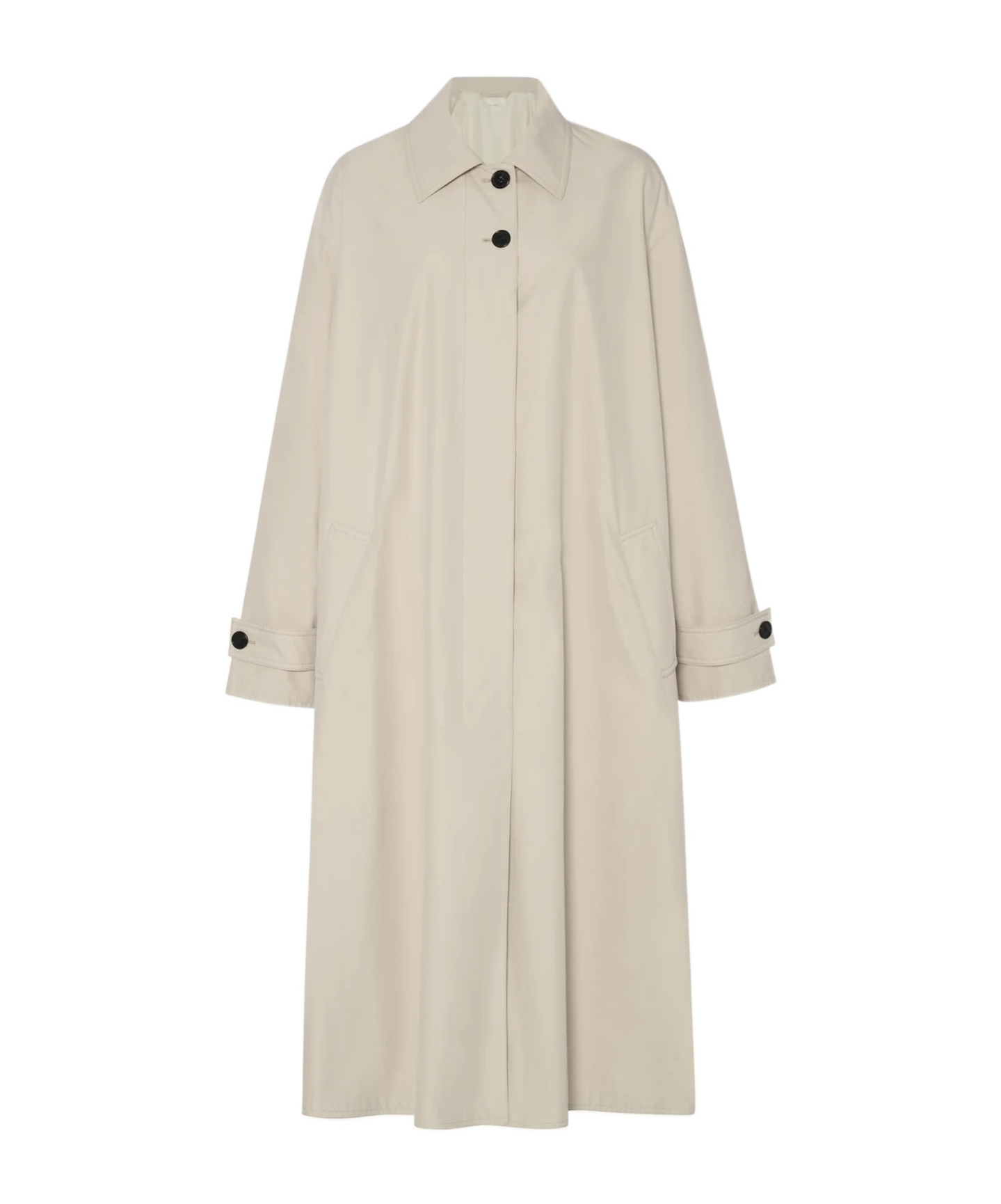The Row Lolana Shell Trench Coat In White
