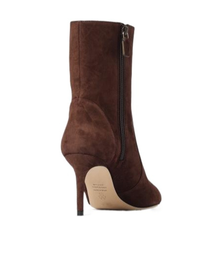 Stuart Weitzman Pointed High-heeled Boots In Red