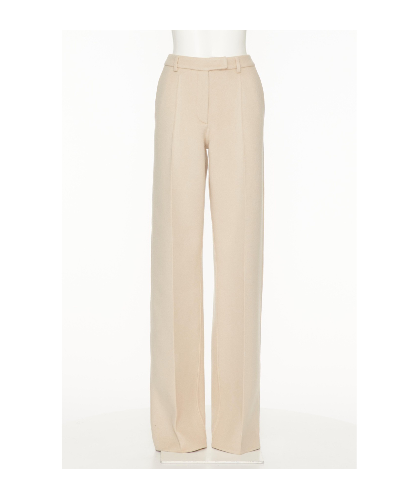 Valentino Waistband Loop Casual Pants In Nude
