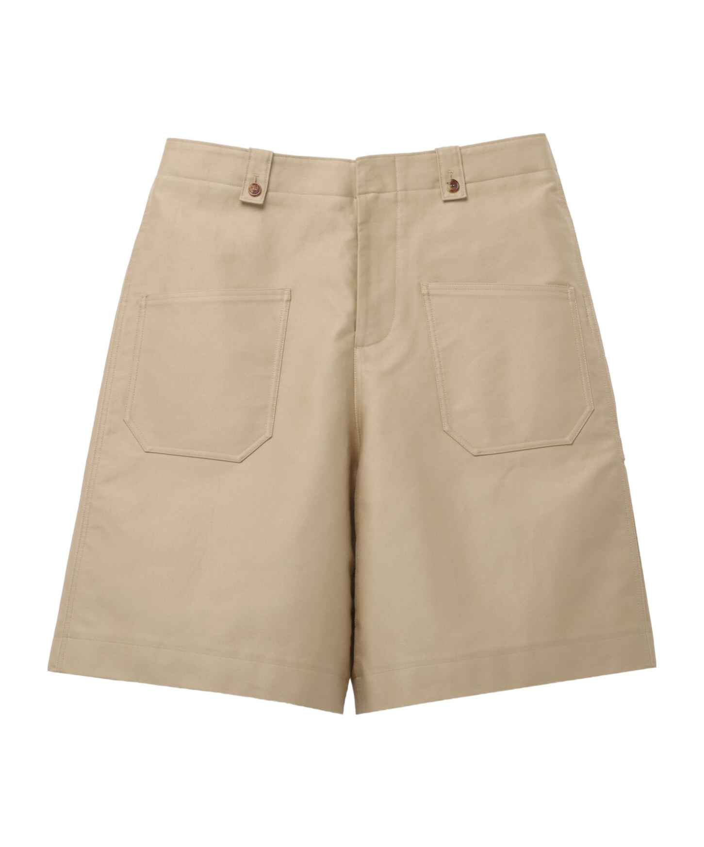 Alexander Mcqueen Wide-leg Shorts In Nude