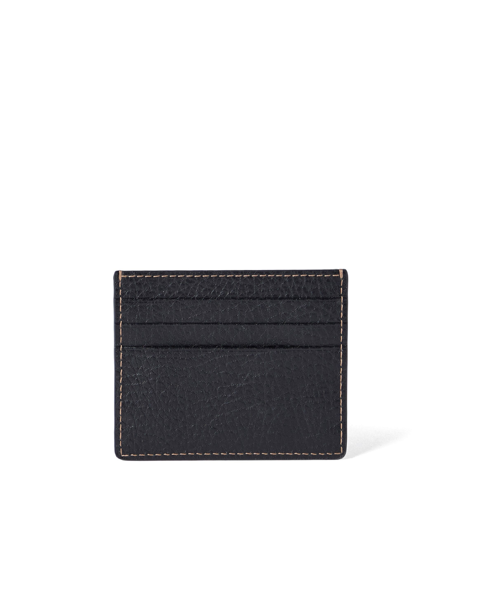 Brunello Cucinelli Logo Card Holder In Black