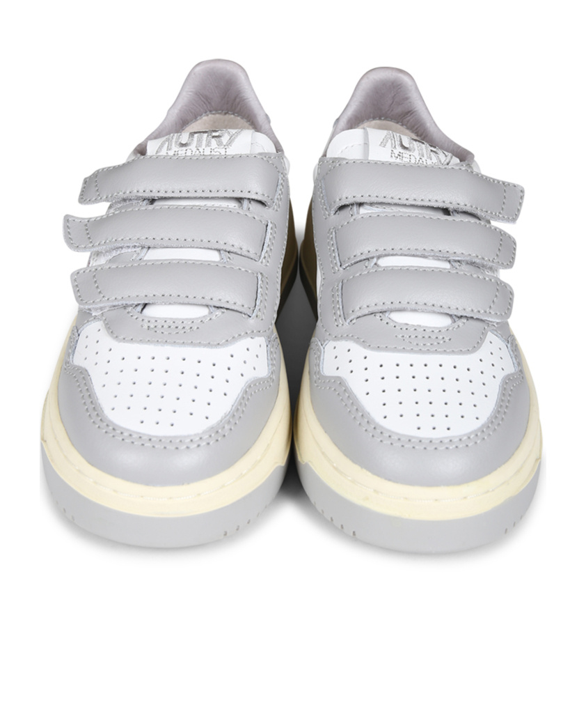 Shop Autry Kidstripes Low Kids 'white / Light Grey'