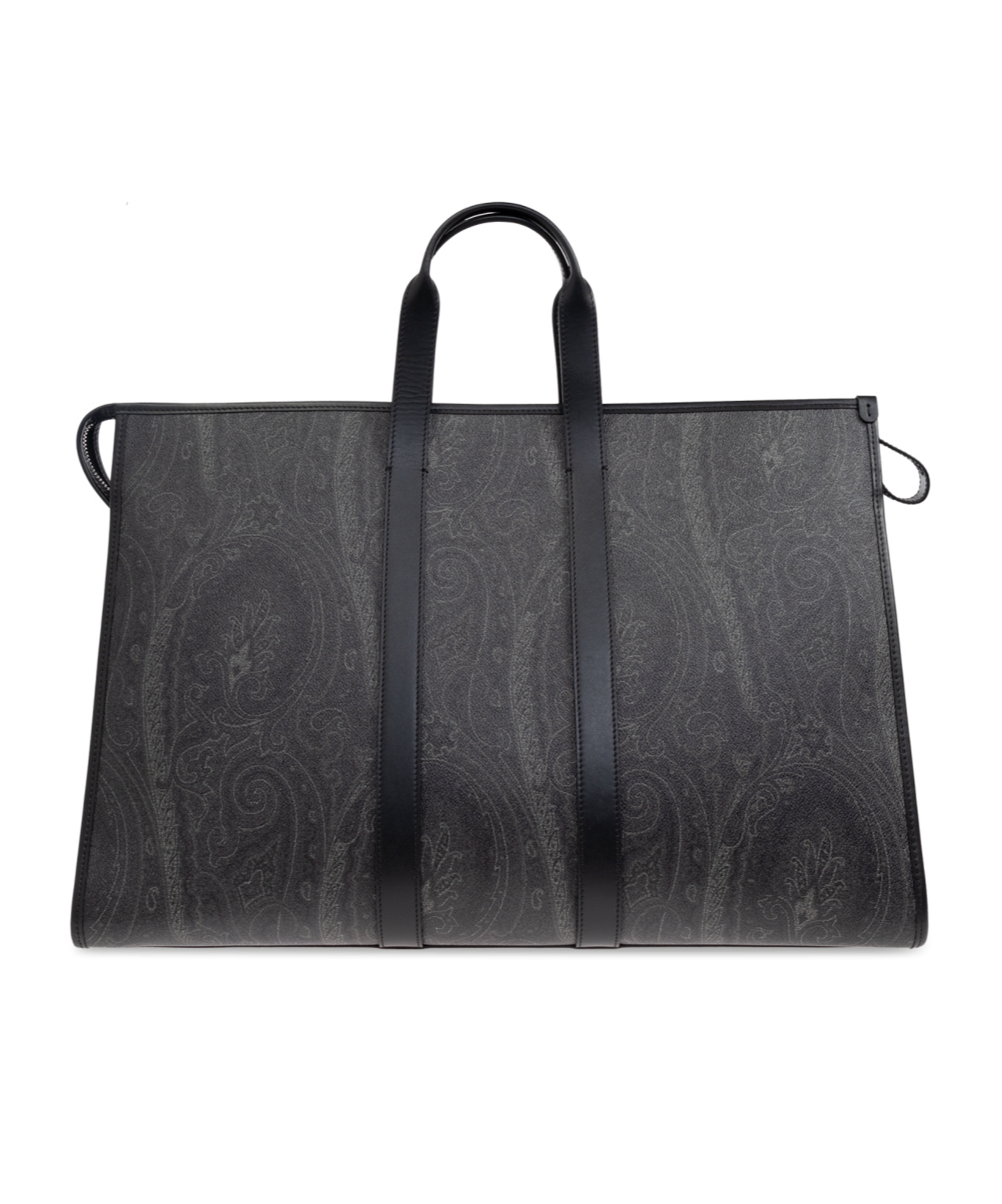 Etro Rectangular Travel Bag In Black