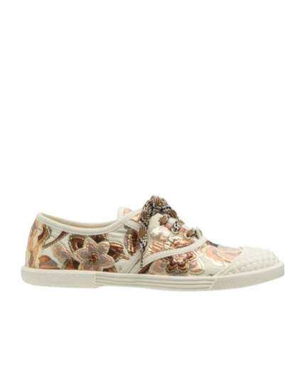 Valentino Lace-up Low-cut Casual Shoes In White