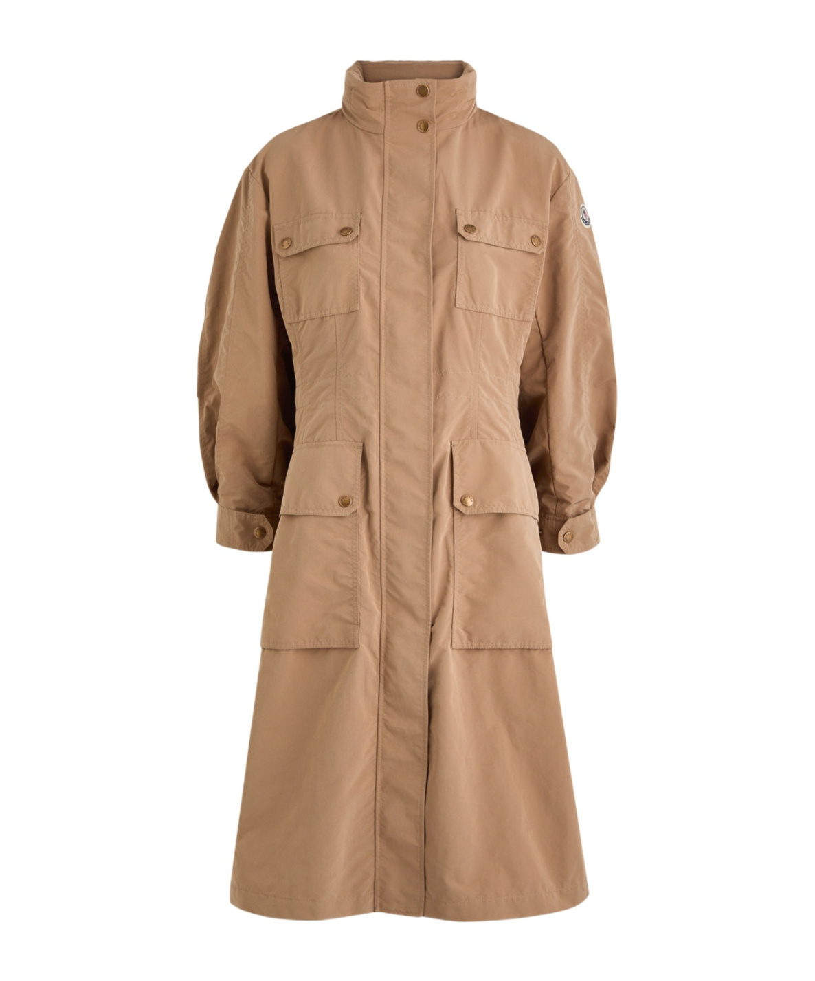 Moncler Nantes Shell Parka In Nude