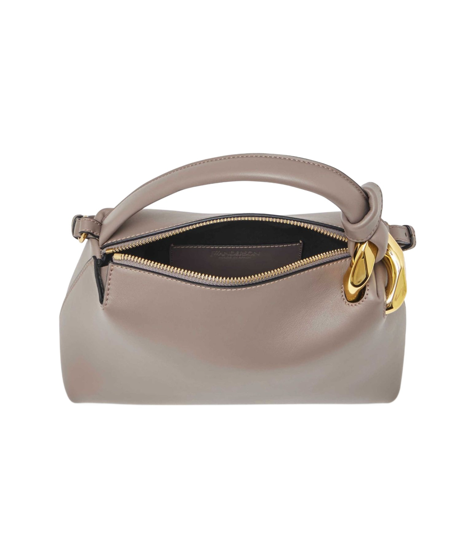 Jw Anderson Small Jwa Corner Bag - Leather Crossbody Bag In Gray