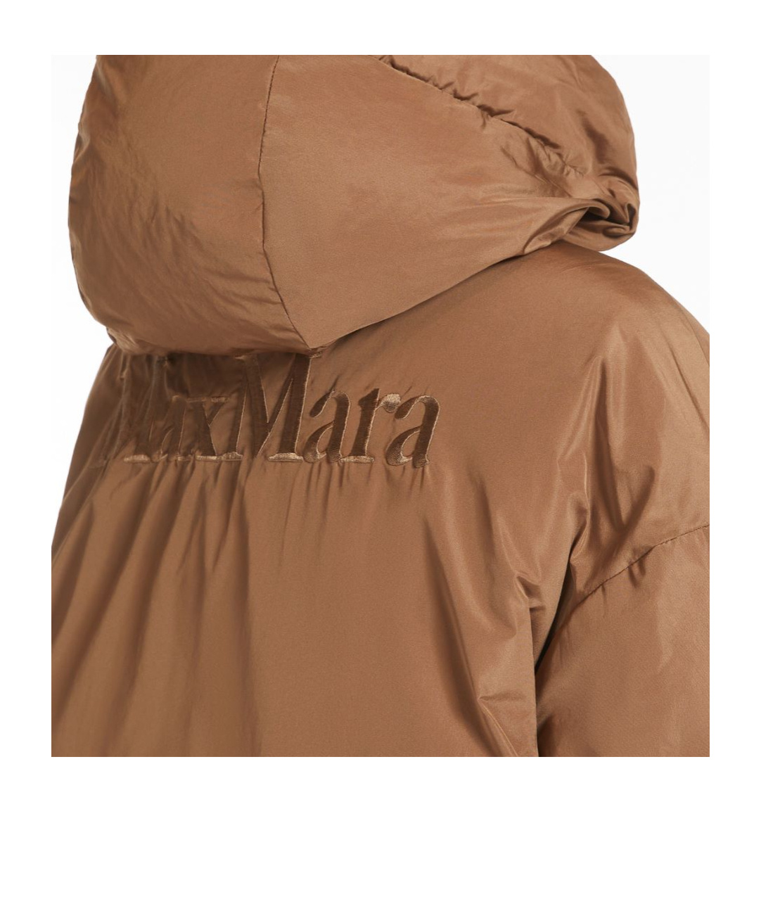 Max Mara Long Double-sided Down Jacket In White