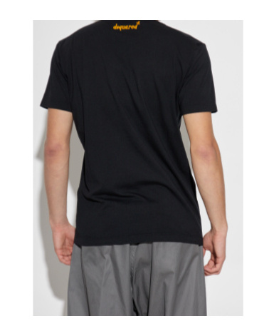 Dsquared2 Short-sleeved T-shirt In Black