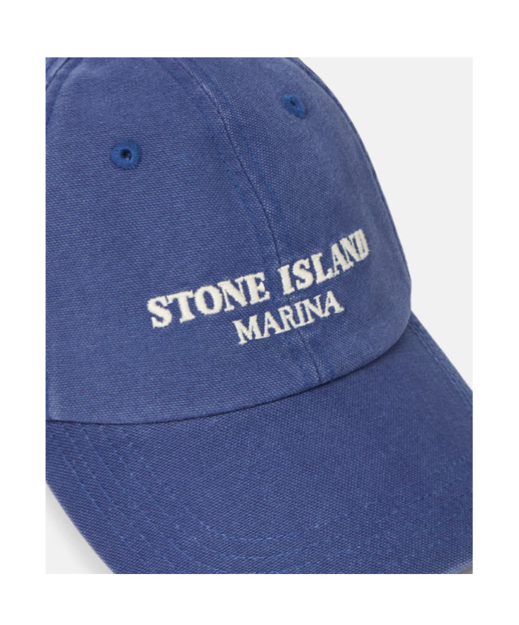 STONE ISLAND COTTON BASEBALL CAP