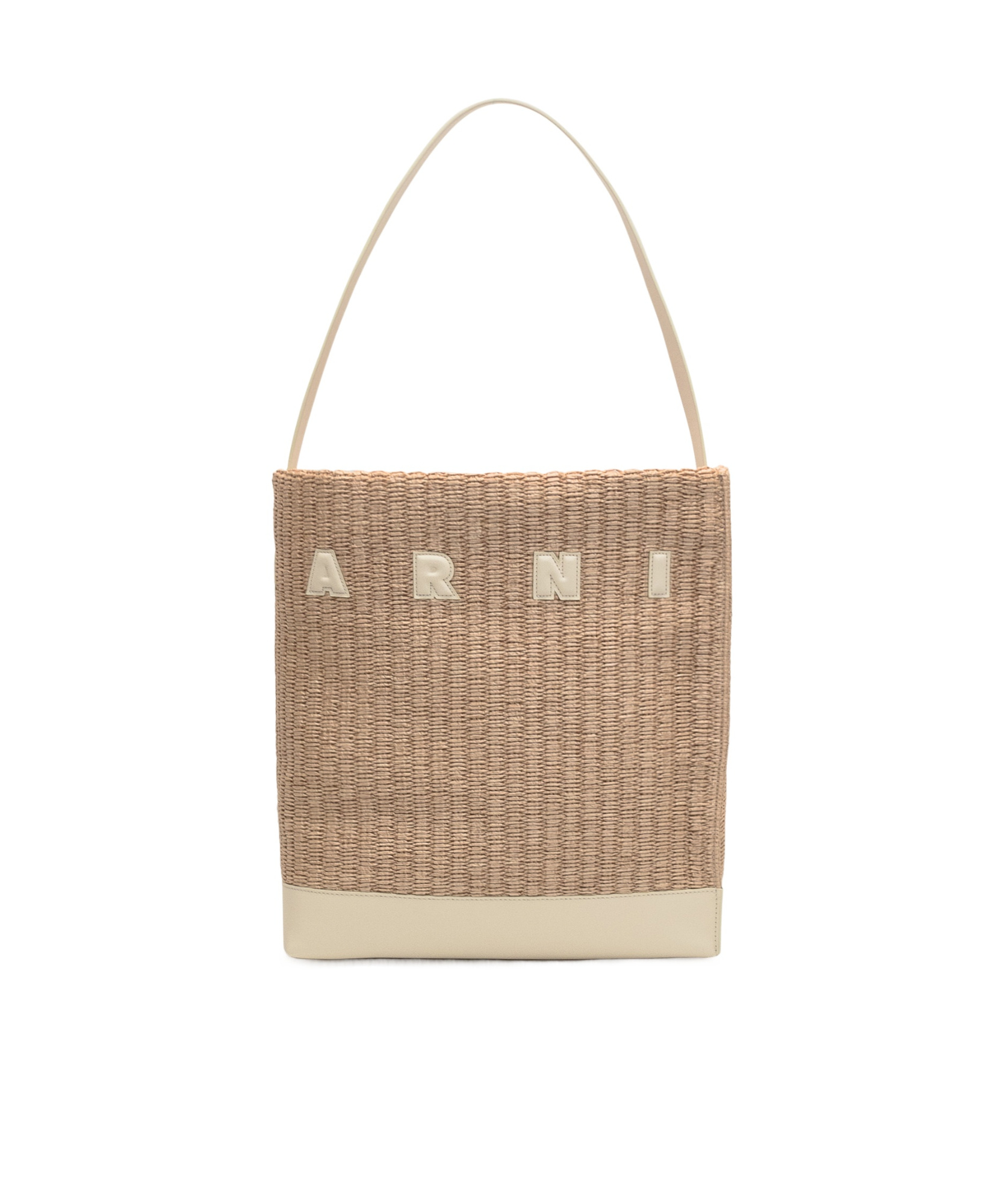 Marni Top Handle Shoulder Bag In Nude