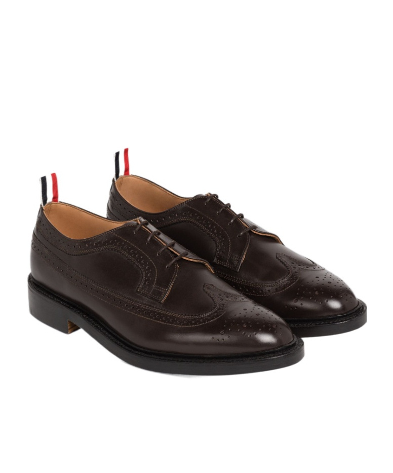 Thom Browne Goodyear Classic Longwing Brogues In Black