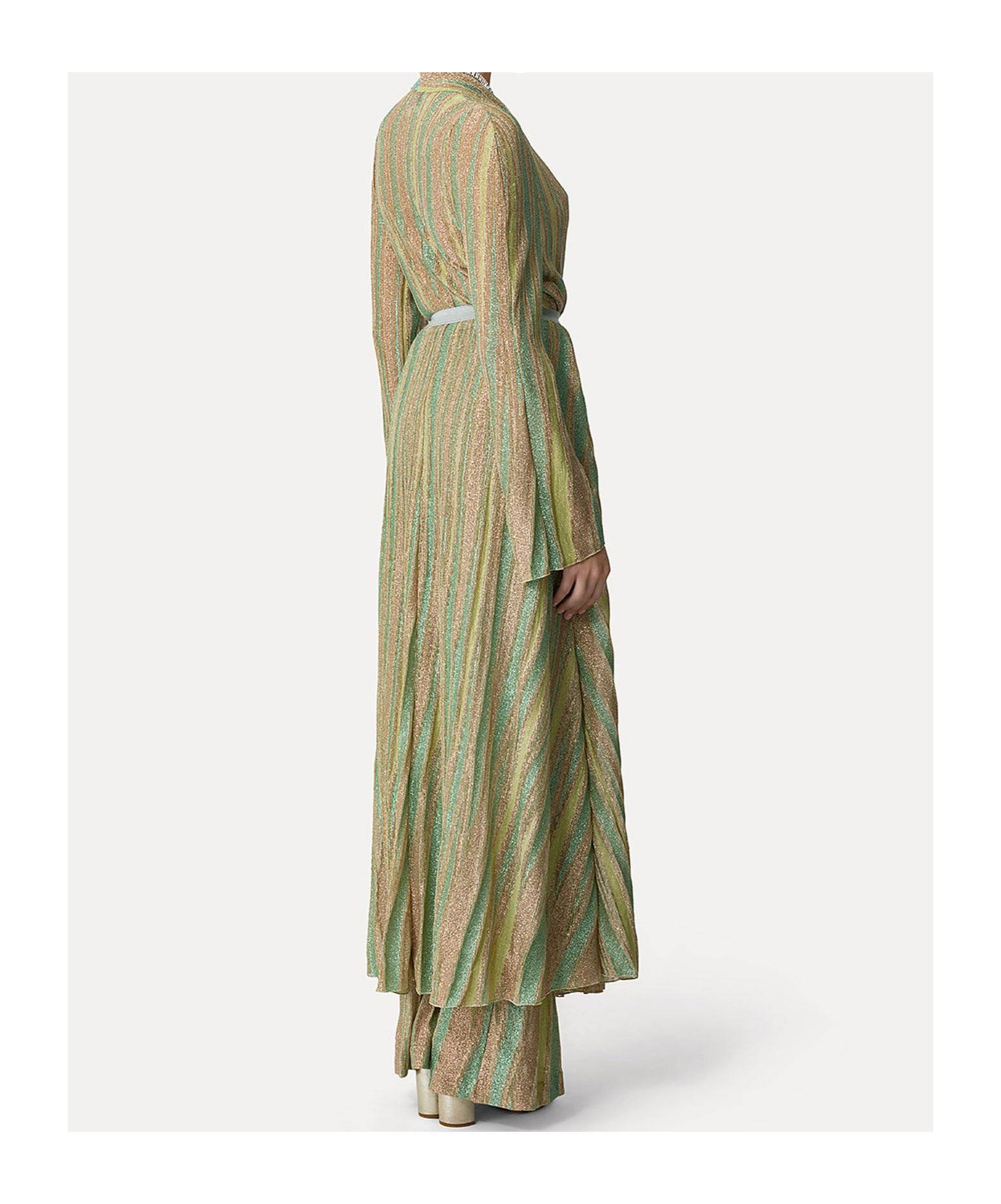 Forte Forte Dress In Lurexshot Jersey With Crossover Front