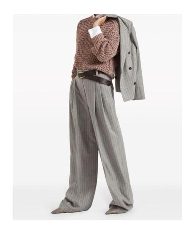 Brunello Cucinelli Striped Casual Pants