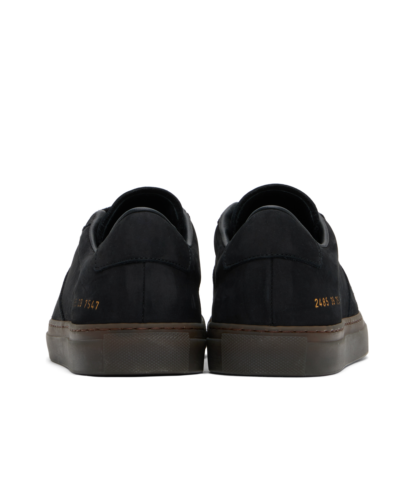 Common Projects Black Tennis Trainer Sneakers In Black