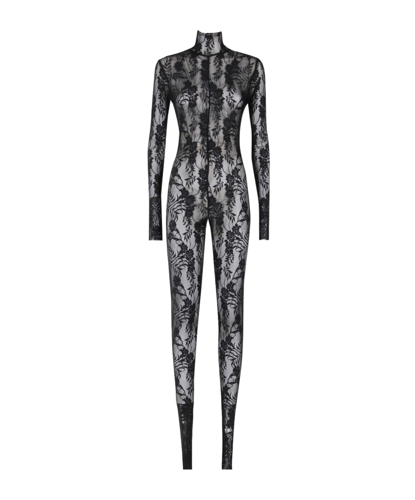 Norma Kamali Tuta High-neck Catsuit In Black