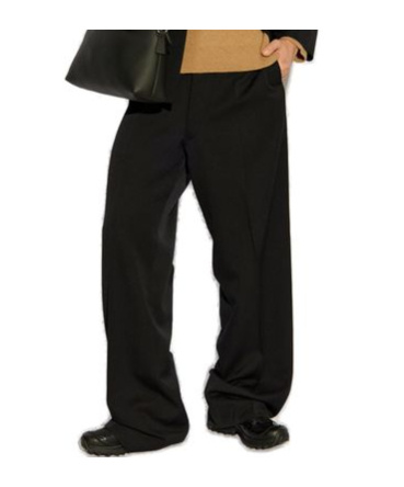 Maison Margiela Four-stitch Wool Trousers In Black