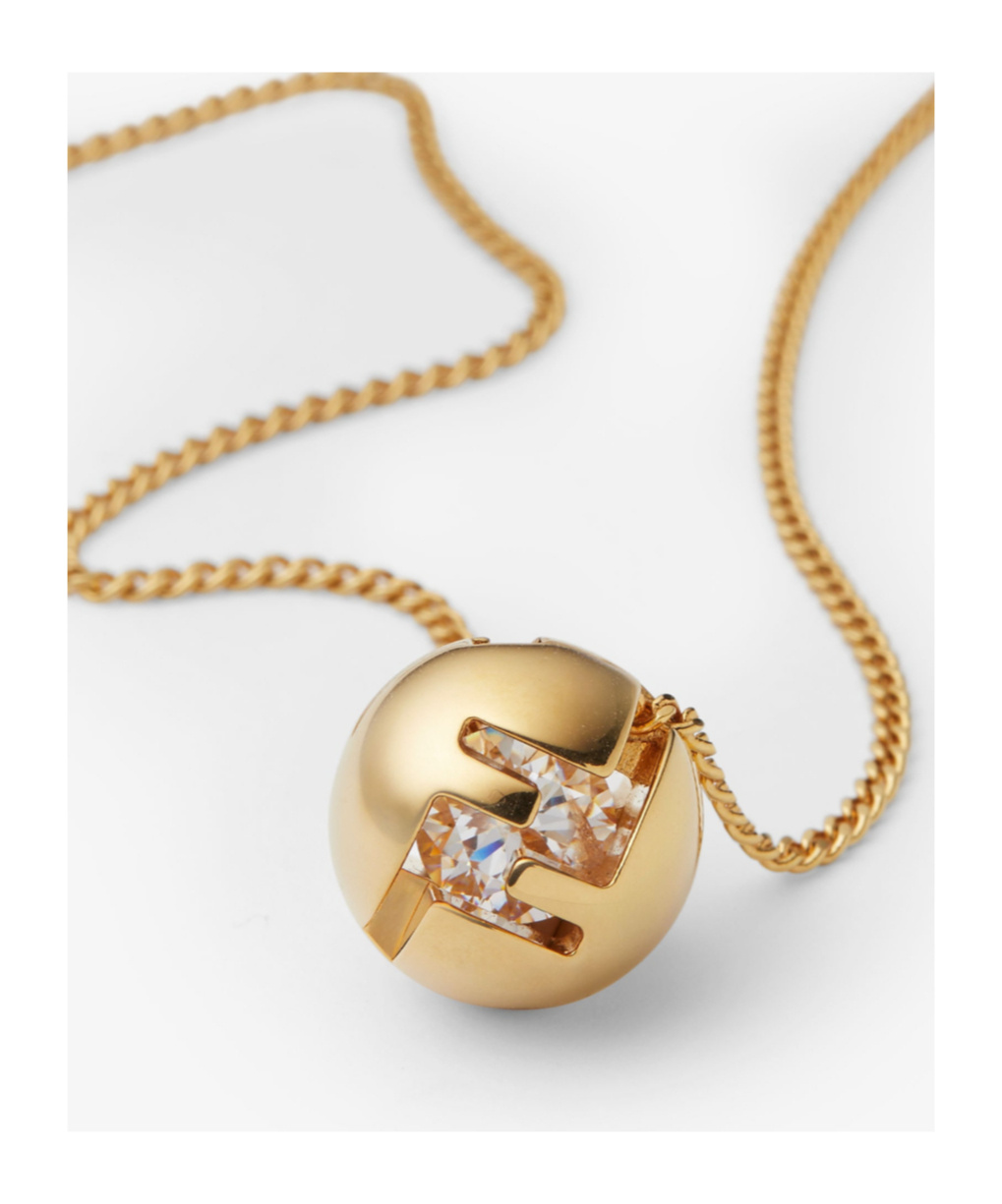 Fendi Gold-colored Necklace In Gold