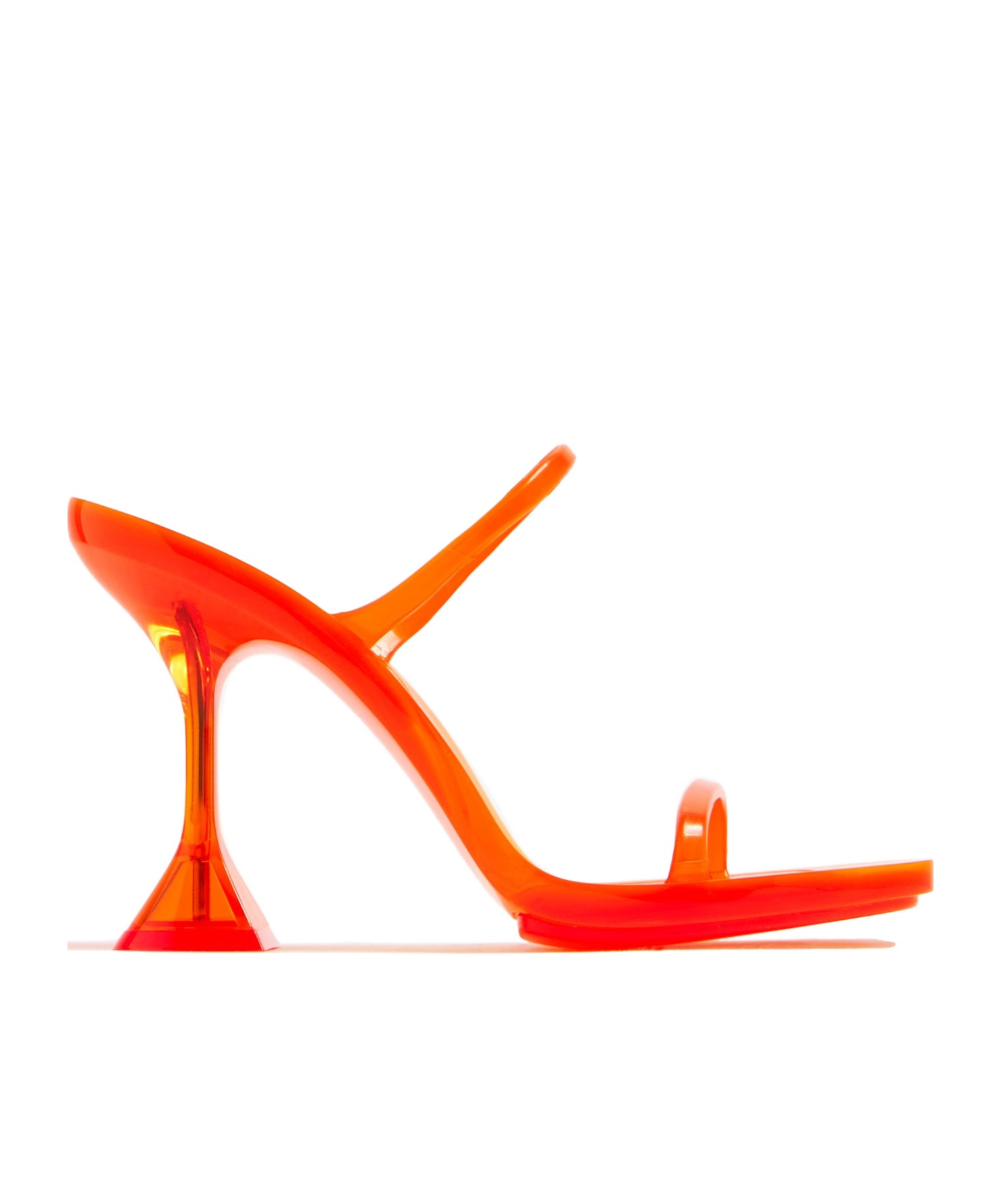 AMINA MUADDI SQUARE-HEADED HIGH-HEELED SANDALS