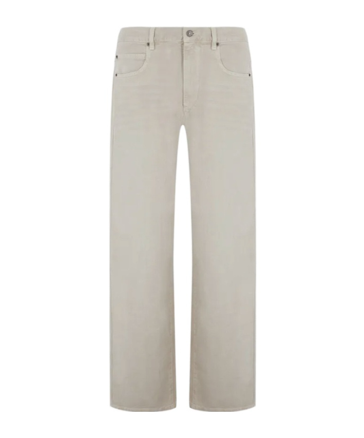 Isabel Marant Straight-leg  Wide-leg Denim Jeans In Neutral