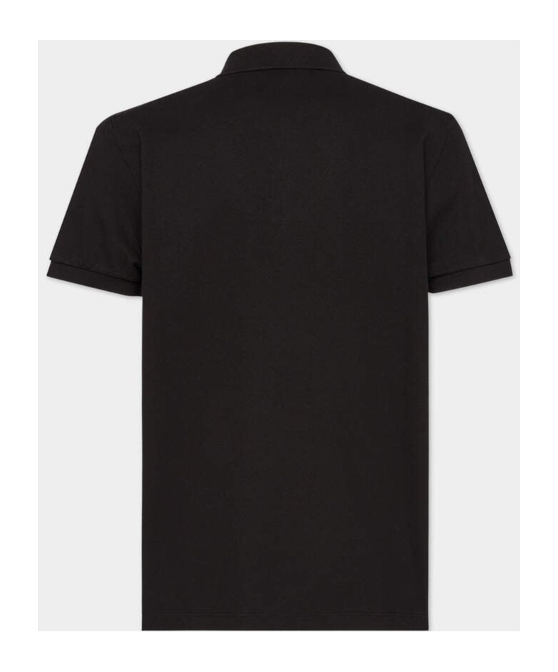 Dsquared2 Logo Cotton Polo Shirt In Black