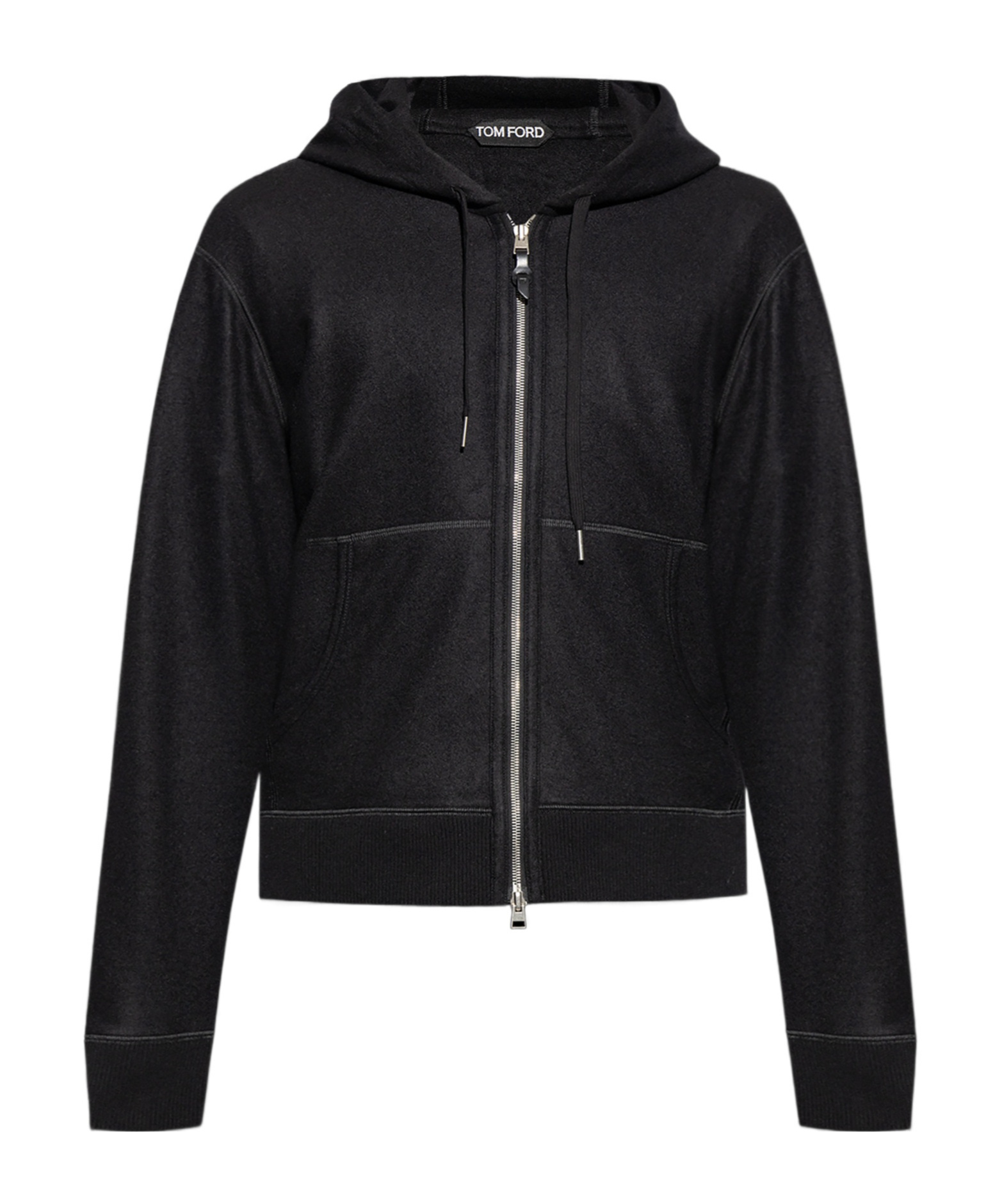 Shop Tom Ford Cashmere Hoodie In Black