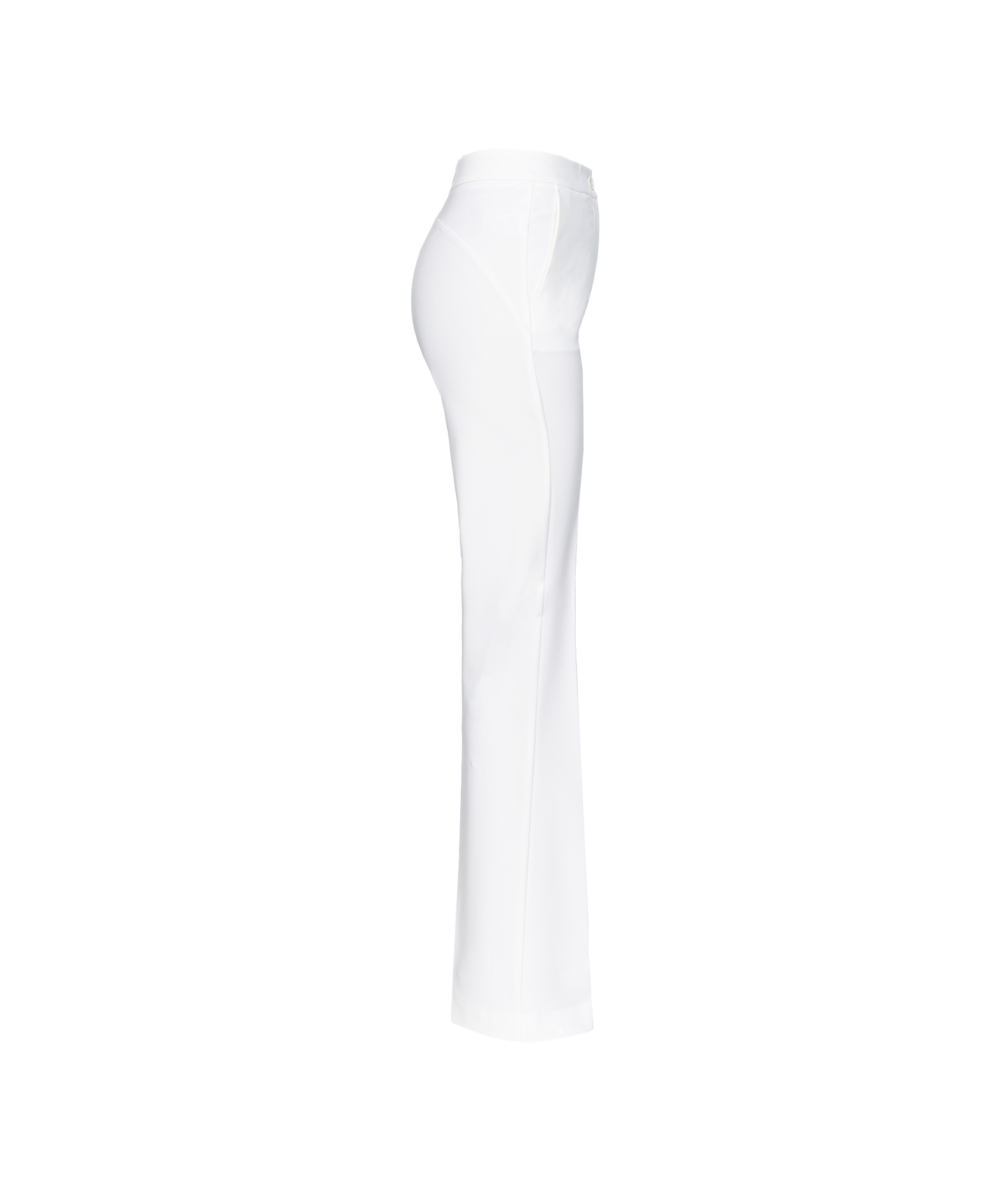 Pinko Straight-leg Slim-fit Trousers In White