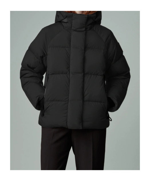 Canada Goose Down Water-resistant Junction Parka In Black